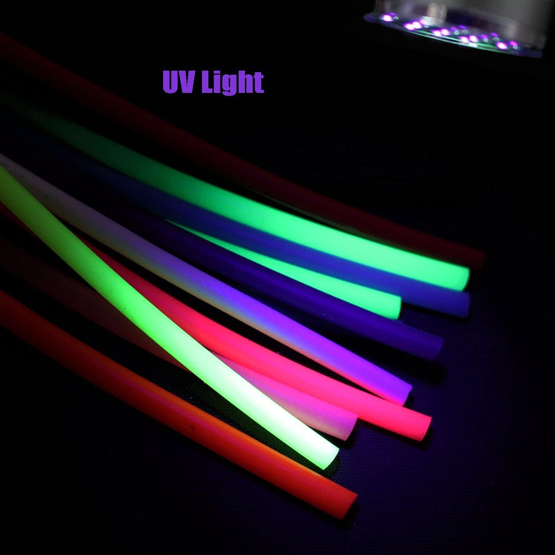 Tigofly 12 pcs 12 Colors UV Silicone Tube 3mmX4mm Small Soft Flexible Hollow Tube 10"" Fly Tubing Fly Tying Tubes Material Fly Fishing - Image 2